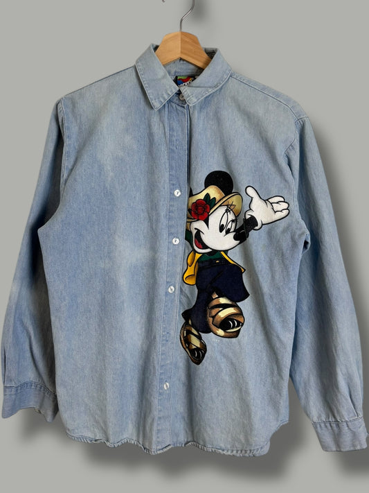 Vintage 90's Mickey Mouse Button Up