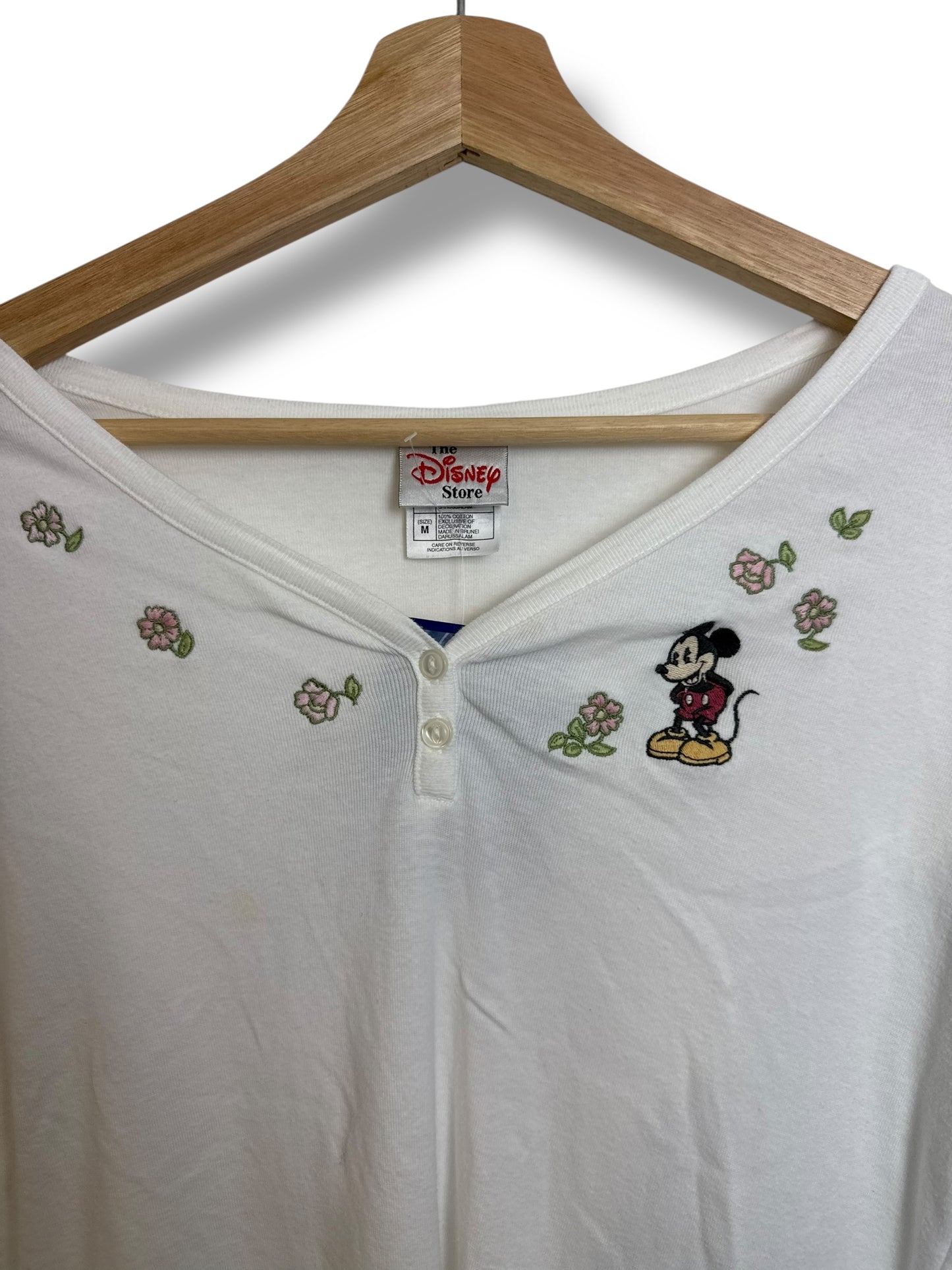 Vintage 2000’s Mickey Mouse Women’s V Neck T Shirt