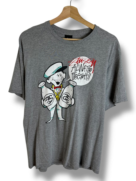 Vintage Y2k Stussy “Always Fresh” T shirt