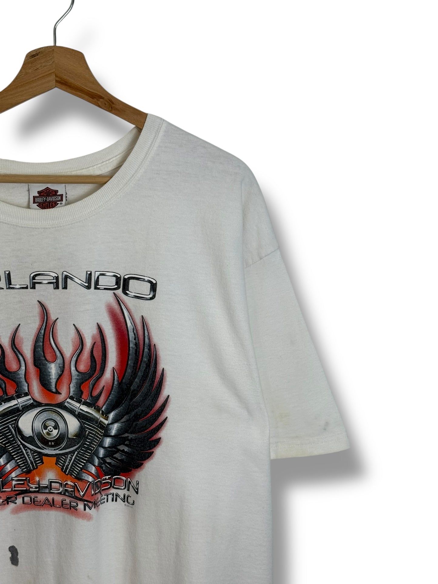 Vintage 2007 Harley Davidson Orlando T Shirt