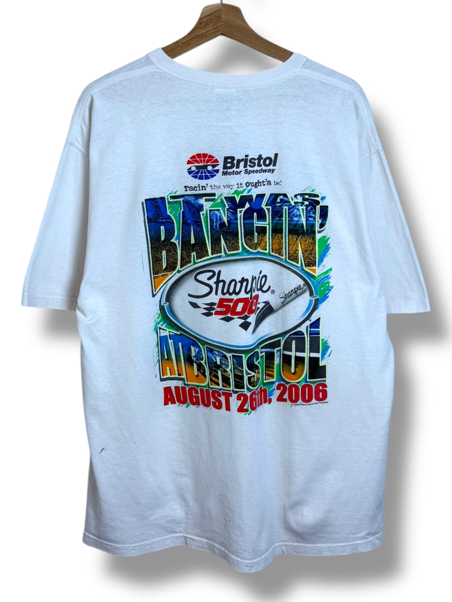 Vintage 2006 Bristol Speedway Nascar T Shirt