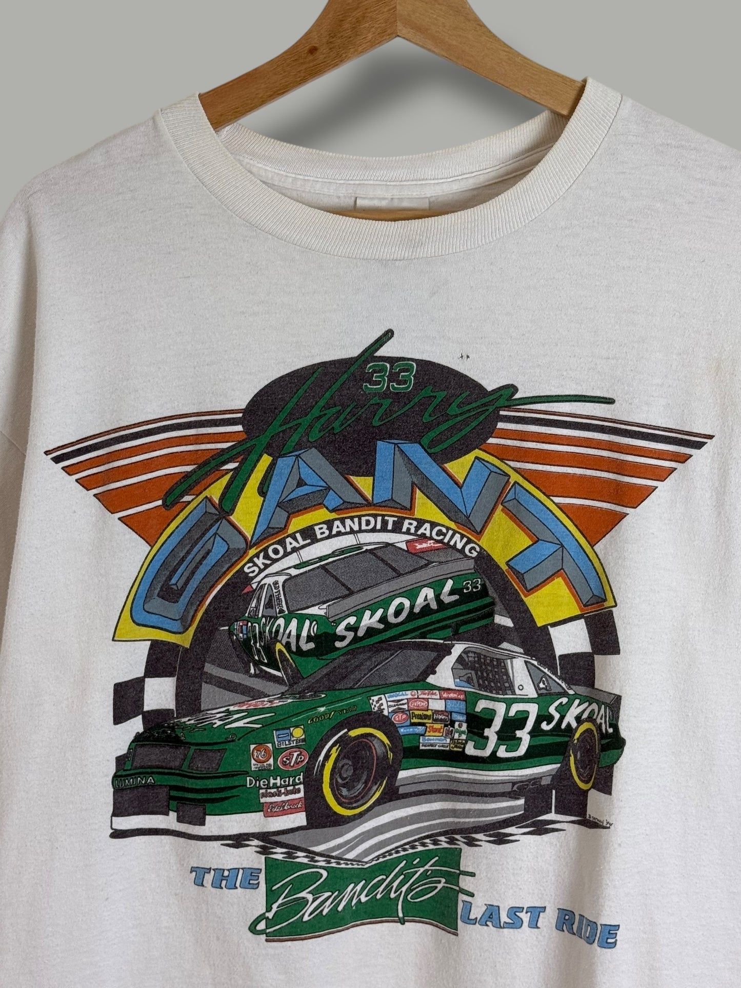 Vintage 1994 Harry Gant "The Bandit's Last Ride" Nascar T Shirt