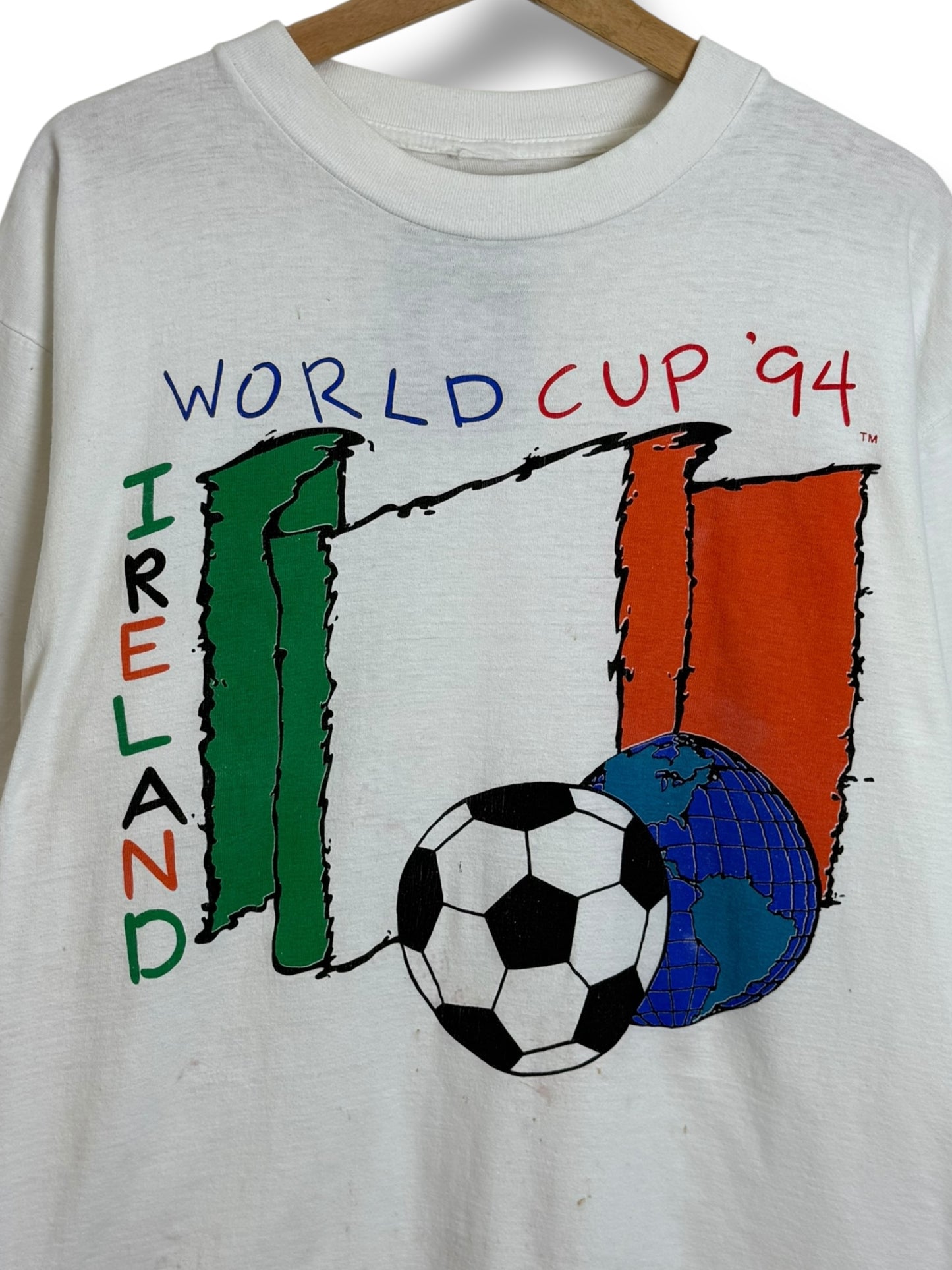 Vintage 1994 World Cup Ireland Fiba T Shirt