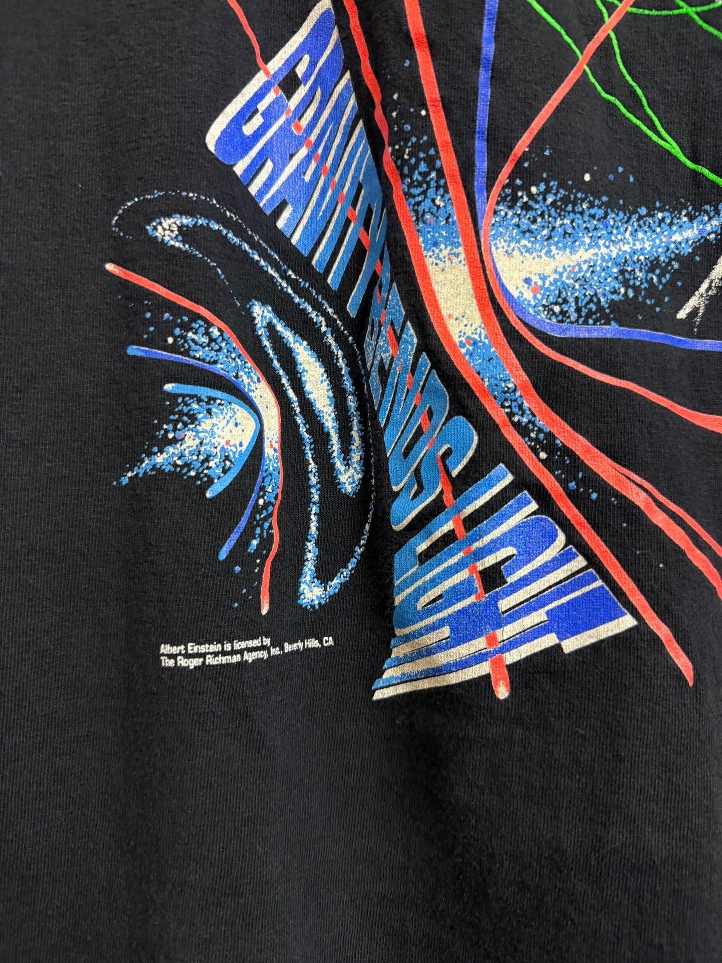 Vintage 90’s Albert Einstein “Gravity Bends Light” T Shirt