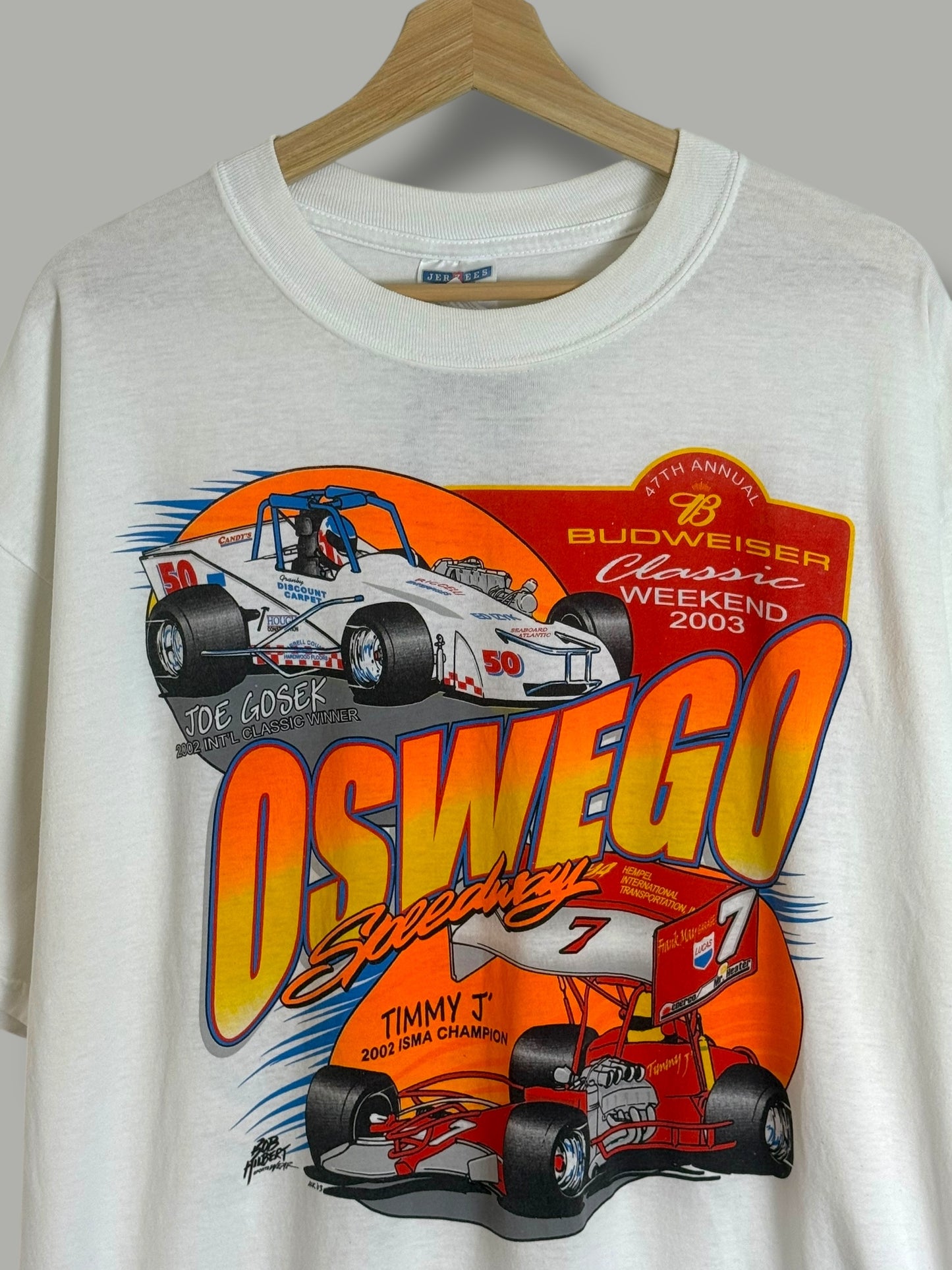 Vintage 2003 "Oswego Speedway" Racing T Shirt