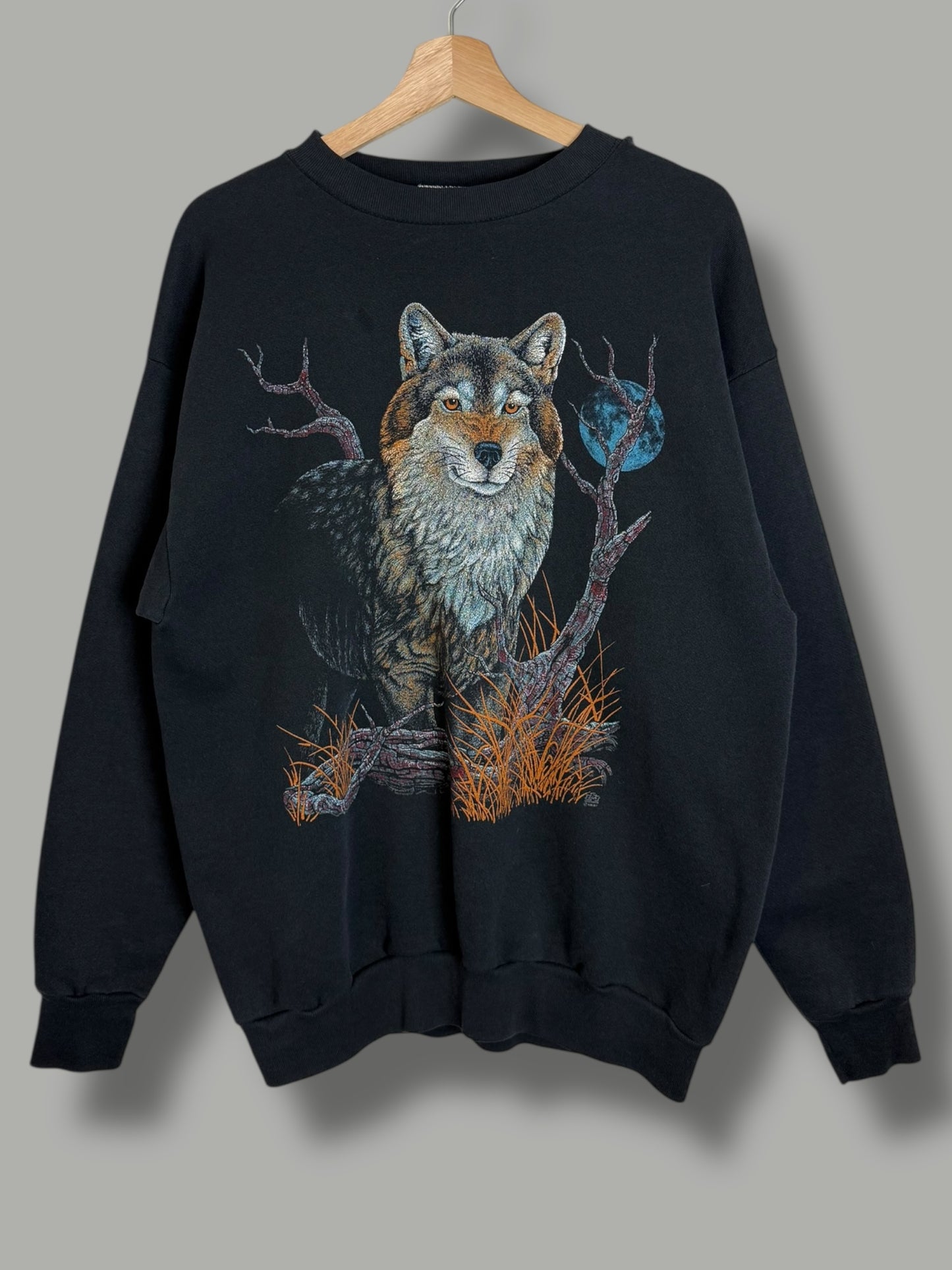 Vintage 1997 Nature Wolf Crewneck