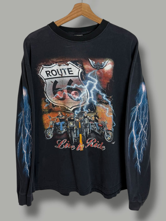 Vintage 2000's "Route 66" Long Sleeve
