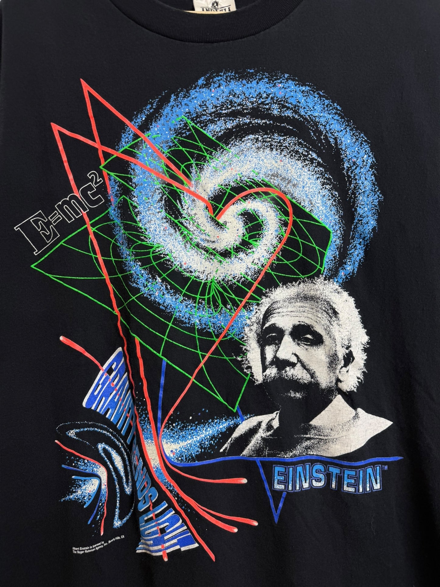 Vintage 90’s Albert Einstein “Gravity Bends Light” T Shirt