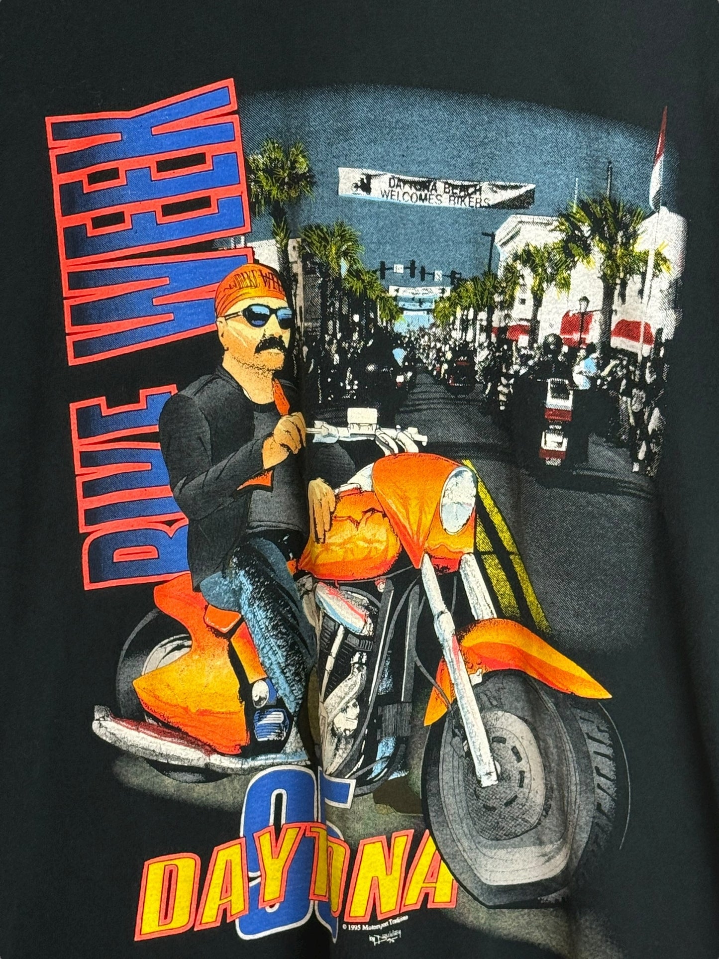 Vintage 1995 Bike Week Daytona T Shirt