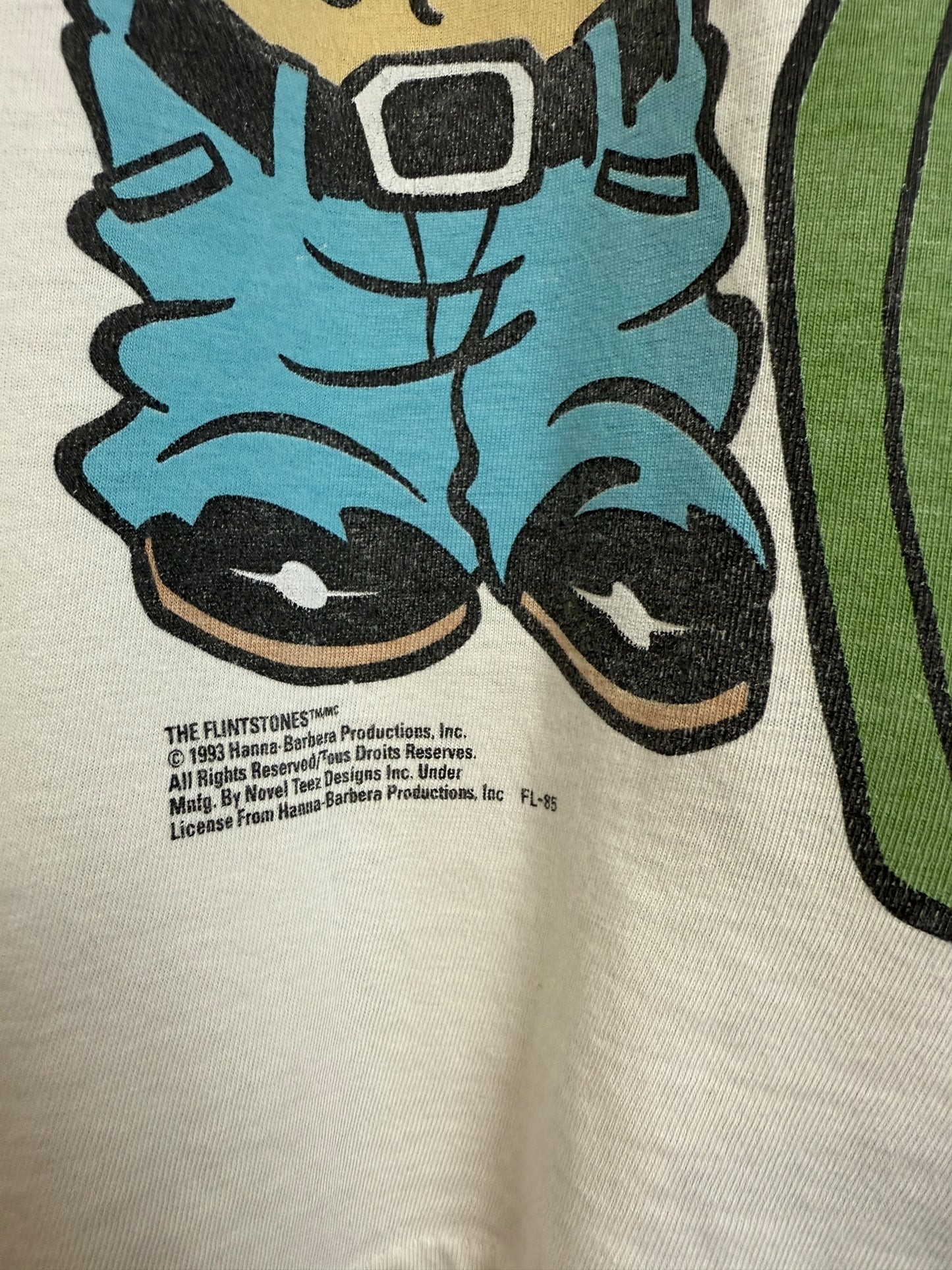 Vintage 1993 Flintstone Pebbles & Bam Bam T Shirt